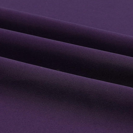 DUALIFE Purple Blackout Curtains for Kitchen Windows, Thermal Insulated Blackout Curtains for Bedroom, 38x45 Inch, Set of 2