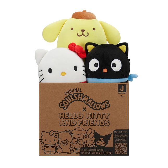 Squishmallows - 5" - Hello Kitty and Friends - 3-Pack - Mystery Box