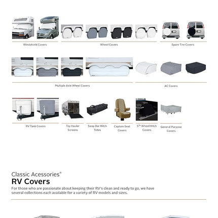 Classic Accessories SkyShield™ Motorhome Cover, Fits 500-550 cm L RVs, Model 1