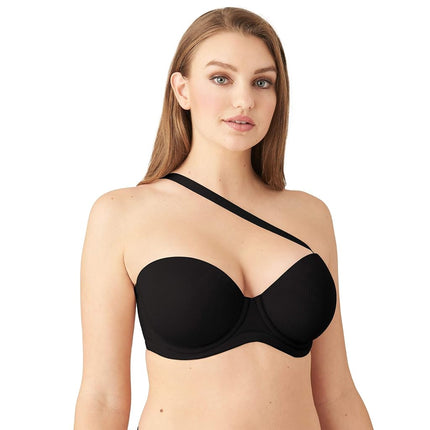 Wacoal Women's Red Carpet Strapless Bra Full Coverage, Black, 36DD
