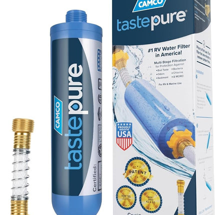 Camco TastePURE RV Inline Water Filter - Advanced 