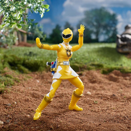 Figura de acción de los Power Rangers Lightning Collection | Ranger amarillo de Dino Thunder