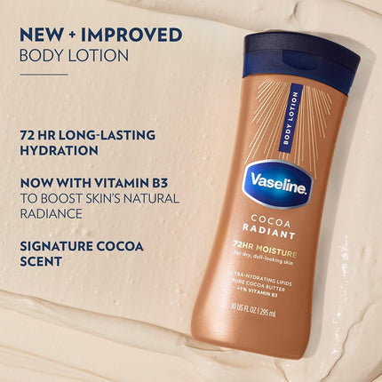 Vaseline Intensive Care Body Lotion, Cocoa Radiant 10 oz