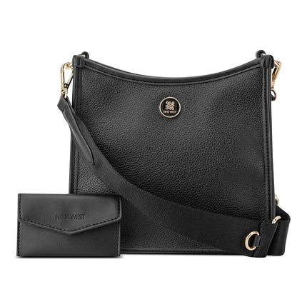 Nine West Nalini Small Crossbody, Black, Small