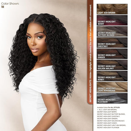 Sensationnel Bare Lace 13x6 wigs - Unit 2 Glueless synthetic with 180 degree preplucked hairline Non lifting 2040 larger grid thinner lace - BareLace unit 2 (1 JETBLACK)
