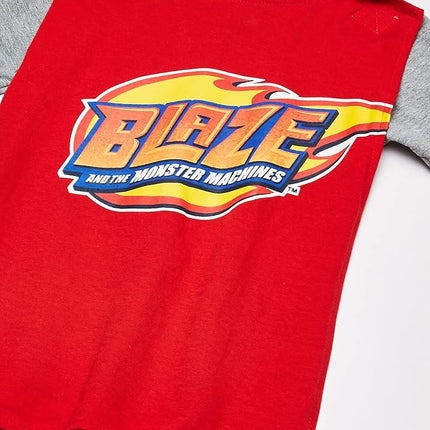 Nickelodeon Toddler Boys' Blaze and The Monster Machines Cape T-Shirt, Heather Grey, 4T