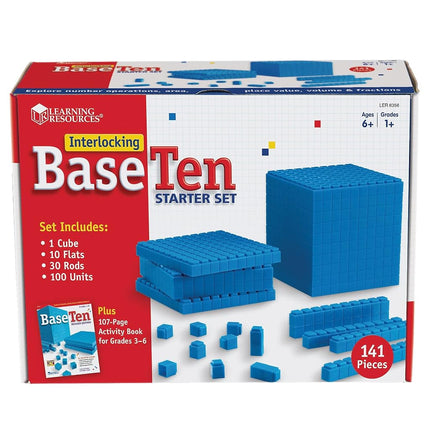 Learning Resources Base Ten Interlocking Plastic R