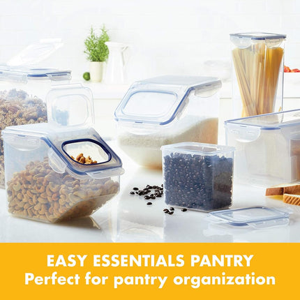 (Pack of 4) LOCK & LOCK Airtight Rectangular Tall Food Storage Container 60.87-oz / 7.61-cup
