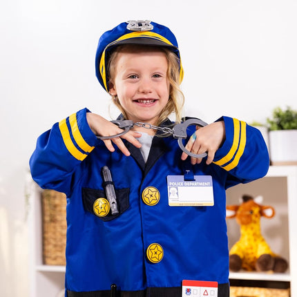 Melissa & Doug Police Officer Role Play Costume Set, Ages 3-6 yrs