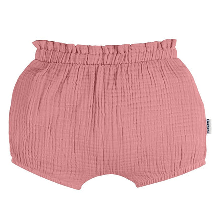 Gerber Baby-Girls 3-Pack Bubble Shorts, Black/Dot/Pink, 3-6 Months