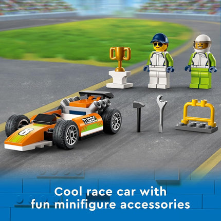 LEGO City Race Car 60322 Building Kit; Fun Toy Designed for Kids Aged 4 and up (46 Pieces)