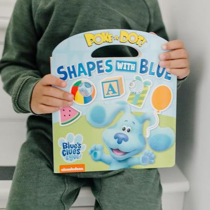 Melissa & Doug Blue's Clues & You! Children's Book - Poke-A-Dot: Shapes with Blue, Multicolor, 33006