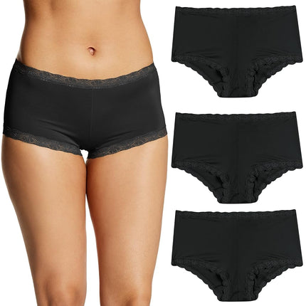 Maidenform Women's Underwear, Microfiber with Lace