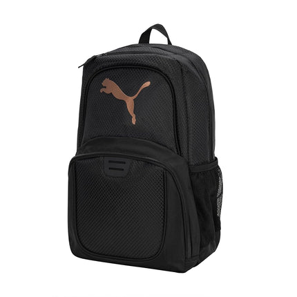 PUMA Unisex's Evercat Contender Backpack, Black/Rose Gold, One Size