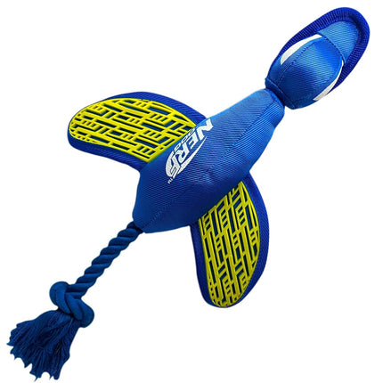 Nerf Dog Large Nylon Launching Duck/Blue/Green