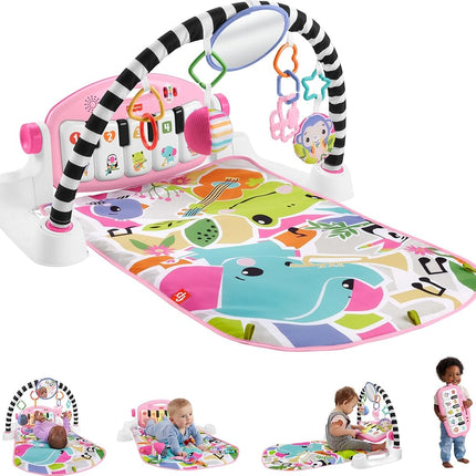 Fisher-Price Baby Activity Mat Glow and Grow Kick 