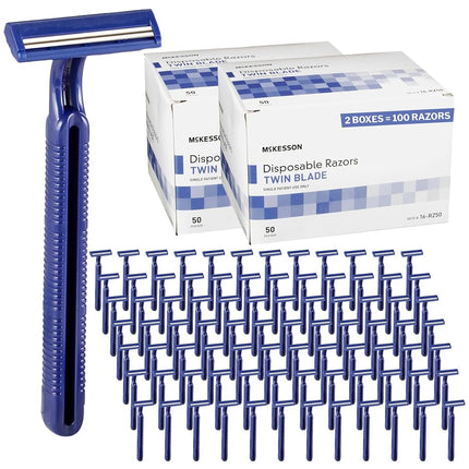 Mckesson Bodyhealt Twin Blade Razor Disposable, 14.4 Ounce