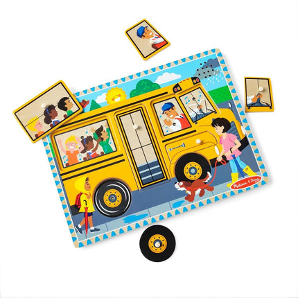 Melissa & Doug The Wheels On The Bus Sound Puzzle