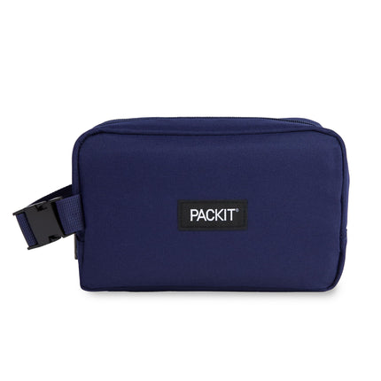 PackIt Freezable Dual Compartment Snack Box, Midni