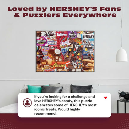 Buffalo Games - Hershey - Hershey Deluxe Collage - 2000 Piece Jigsaw Puzzle for Adults Challenging Puzzle Perfect for Game Nights - Finished Puzzle Size is 38.50 x 26.50