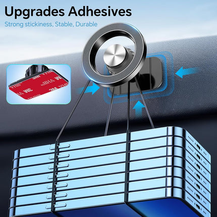 for Magsafe Car Mount Vent【Strong Magnets】Magnetic Phone Holder Car Phone Holder Air Vent Phone Mount【Flexible Positioning】Magnetic Phone Mount for iPhone 17 16 15 14 & MagSafe Case with Metal Ring