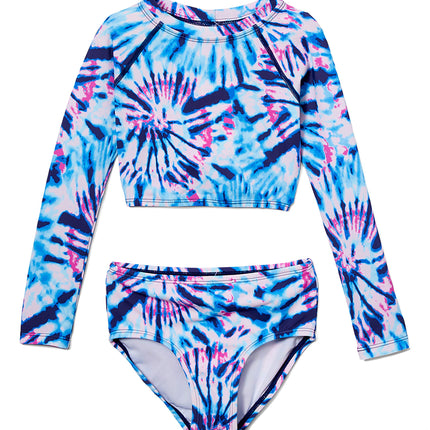 Kanu Surf Girls Long Sleeve Rashguard UPF 50 Two P