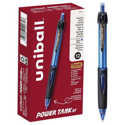 uni-ball POWER TANK Pen Ballpoint, Retractable Bal