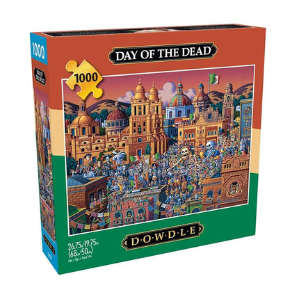 Buffalo Games - Eric Dowdle - Day of The Dead - 1000 Piece Jigsaw Puzzle for Adults Challenging Puzzle Perfect for Game Nights - Finished Puzzle Size is 26.75 x 19.75