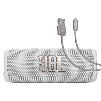 JBL Flip 6 (White) + Bundle with Case Logic Braide