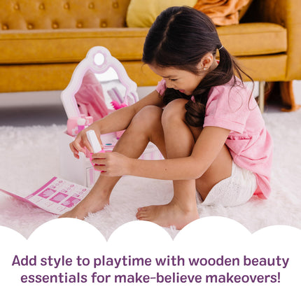 Melissa & Doug Wooden Beauty Salon Play Set