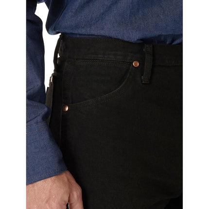 Wrangler Men's Original Fit Jean Jeans, Black (Black Chocolate), 40W / 34L