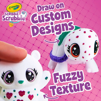 CRAYOLA Scribble Scrubbie Pets Scented Spa, Features Scented Markers