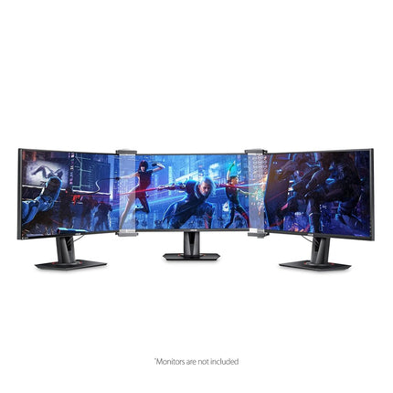 ASUS ROG Bezel-Free Kit ABF01 Universal Multi-Monitor Setup with Optical Micro-structures Easy Assembly, CLEAR, (Set of 2)
