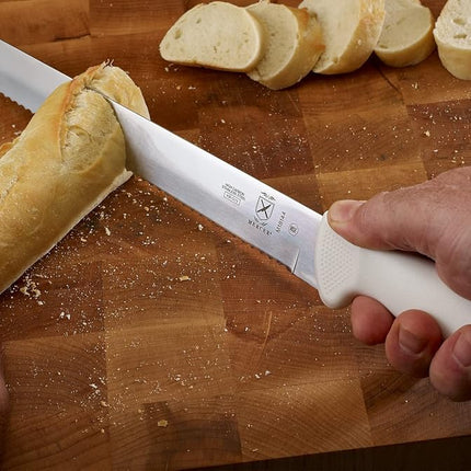 Mercer Culinary 12" Slicer-Wavy Edge, White