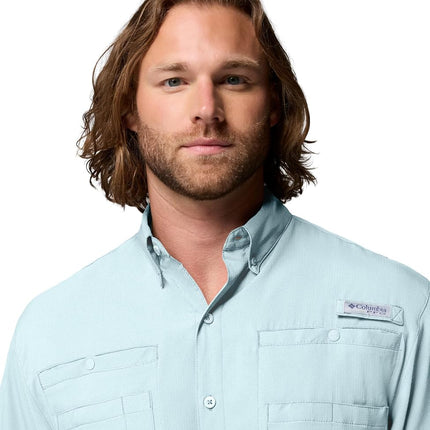 Columbia Men's Tamiami 2 Short Sleeve Shirt, Short Sleeve Shirt, Crushed Blue, XS