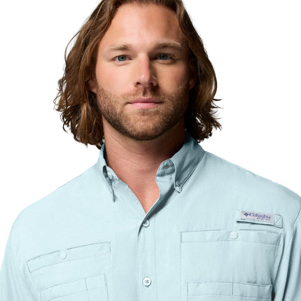 Columbia Men's Tamiami 2 Short Sleeve Shirt, Short Sleeve Shirt, Crushed Blue, XS