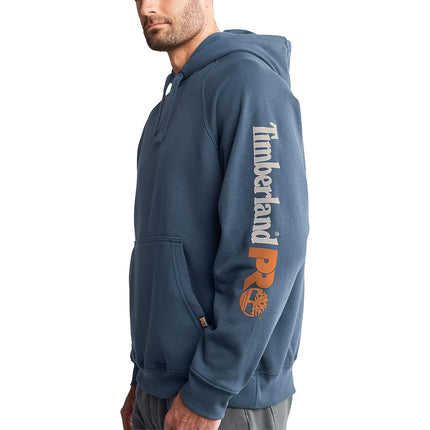 Timberland PRO Men's Honcho Sport Pullover Hooded Sweatshirt, Vintage Indigo, Small