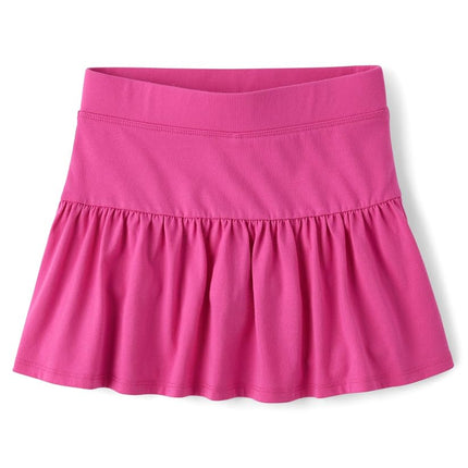 The Children's Place Girls' Stretchy Waistband Skort, Sugarcandy, X-Large
