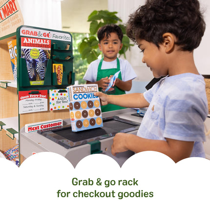 Set de accesorios de supermercado de Melissa & Doug