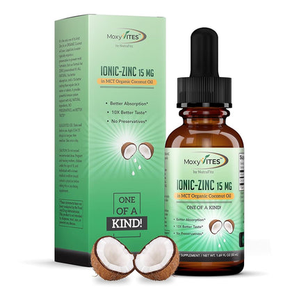 Organic Zinc Sulfate Liquid Supplement in MCT Coco
