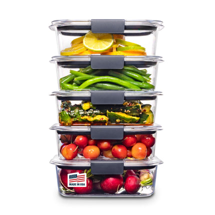 Rubbermaid 10-Piece Brilliance Food Storage Contai