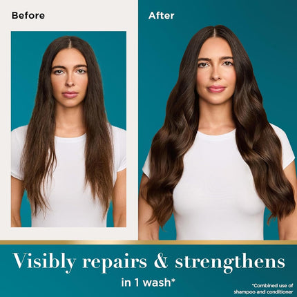 OGX Renewing + Argan Oil of Morocco Shampoo & Conditioner Set, Helps Strengthen & Repair Dry, Damaged Hair, Paraben-Free, Sulfate-Free Surfactants, 25.4 fl. Oz (Pack of 2)