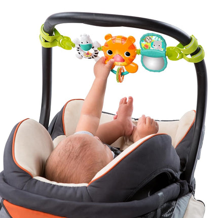 Bright Starts Take Along Toy Bar for Baby Car Seats/Carriers