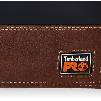 Cartera Timberland PRO de piel RFID larga tipo rodeo para hombre con RFID, color teca, talla única, Reino Unido