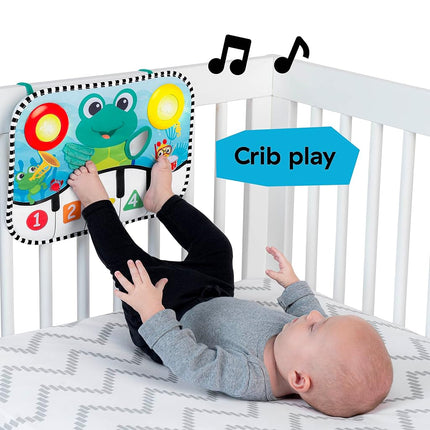 Baby Einstein Ocean Explorers Neptune's Kick & Explore Musical Kick Pad & Crib Toy, for Ages 0 Months and up