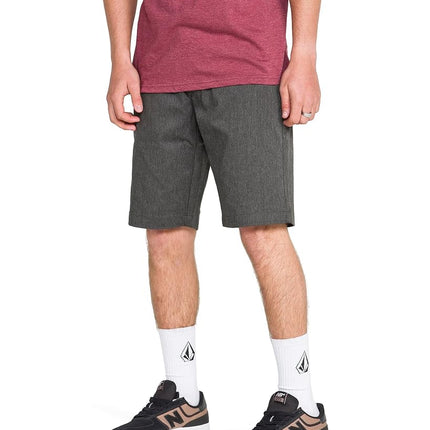 Volcom Men's Vmonty Chino Shorts Casual, Charcoal Heather, 36