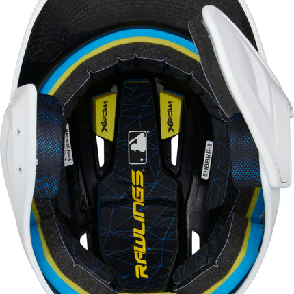 Rawlings | MACH ADJUST Batting Helmet with Extension Flap | Right Hand Batter | Junior (6 3/8" - 7 1/8") | Matte White