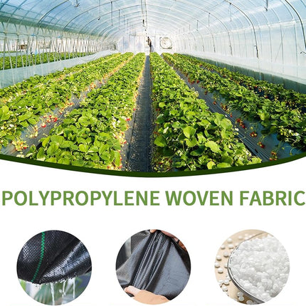 Pterying 2.6ftx100ft Weed Barrier Landscape Fabric Heavy Duty Geotextile