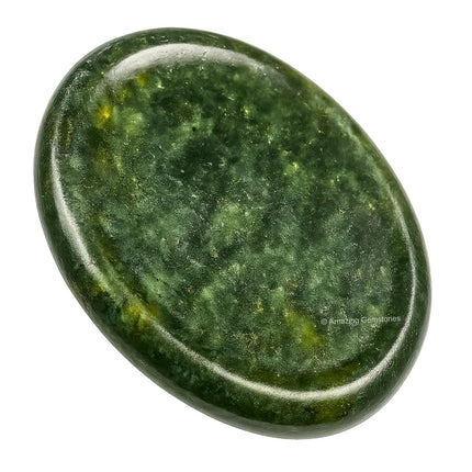 Amazing Gemstone Green Jade Worry Stone Crystals a