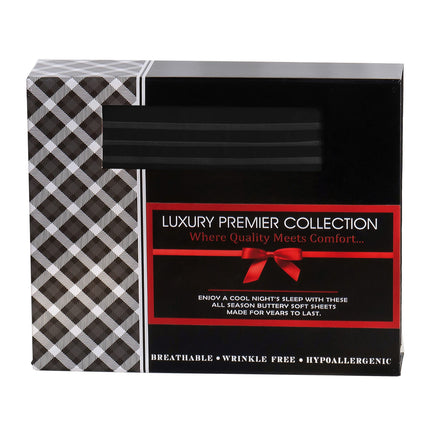 Elegant Comfort Luxurious Microfiber GIFT BOX 4-Pi